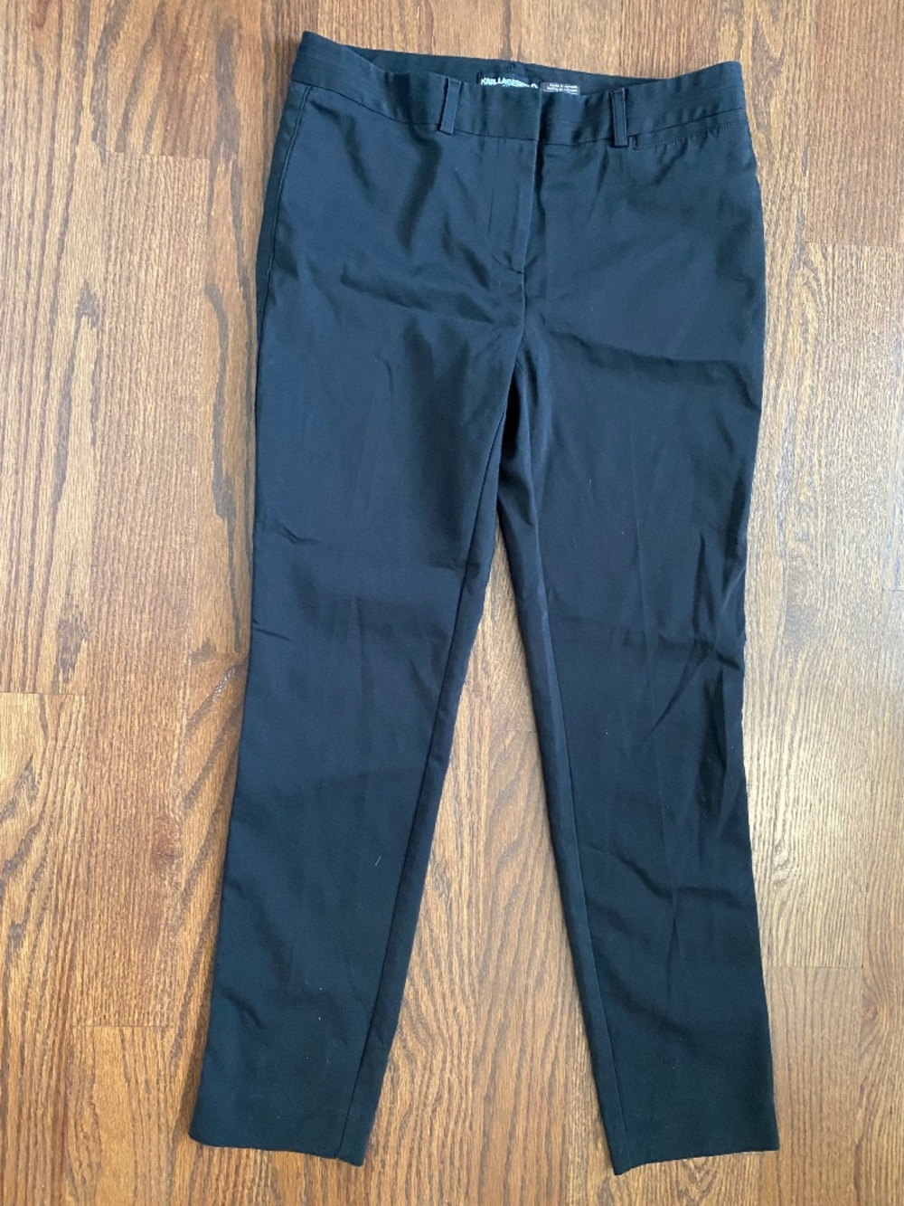 Karl Lagerfeld Paris Black Slim Ankle Dress Pants Women’s Stretch Career Office